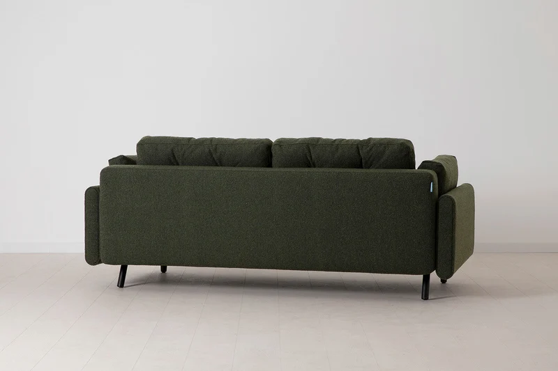 Model 04 Dreisitzer-Schlafsofa, Farngrün