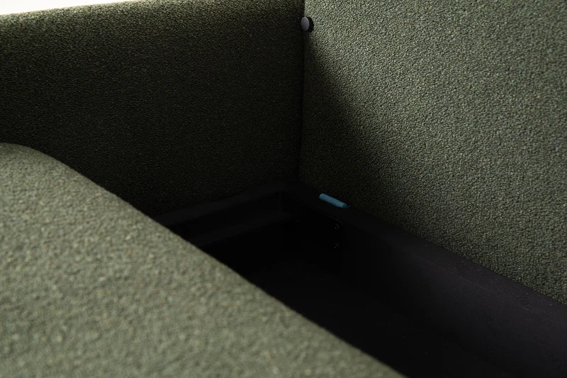 Model 04 Dreisitzer-Schlafsofa, Farngrün