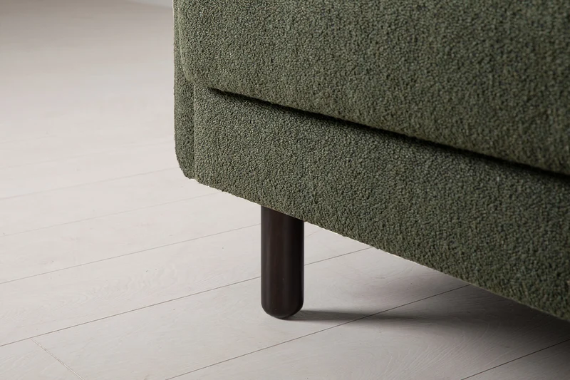 Model 04 Dreisitzer-Schlafsofa, Farngrün