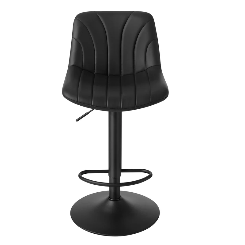 Barhocker, Barstuhl mit Rückenlehne und drehbarer Sitzfläche