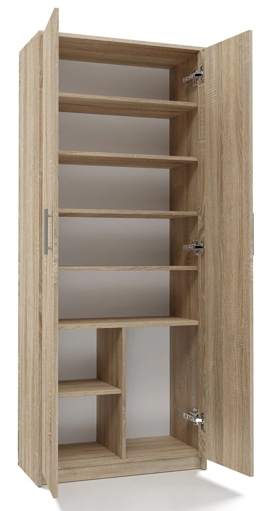 GESCHLOSSENES BÜCHERREGAL OLIV 2D ZEN