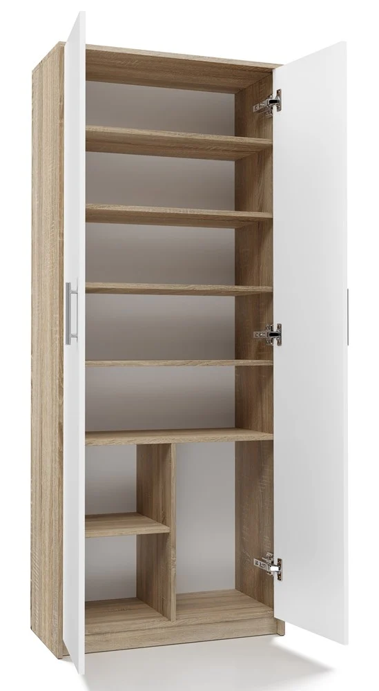 GESCHLOSSENES BÜCHERREGAL OLIV 2D ZEN