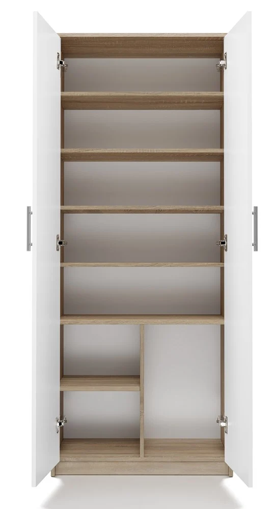 GESCHLOSSENES BÜCHERREGAL OLIV 2D ZEN