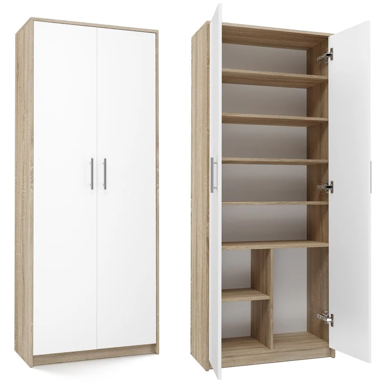 GESCHLOSSENES BÜCHERREGAL OLIV 2D ZEN