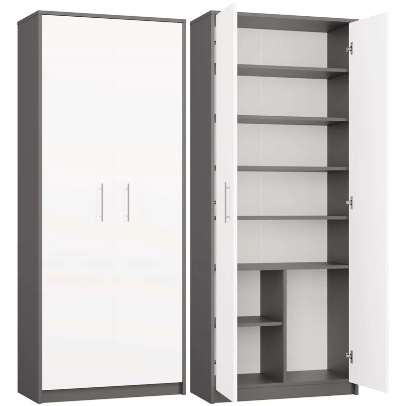 GESCHLOSSENES BÜCHERREGAL OLIV 2D ZEN