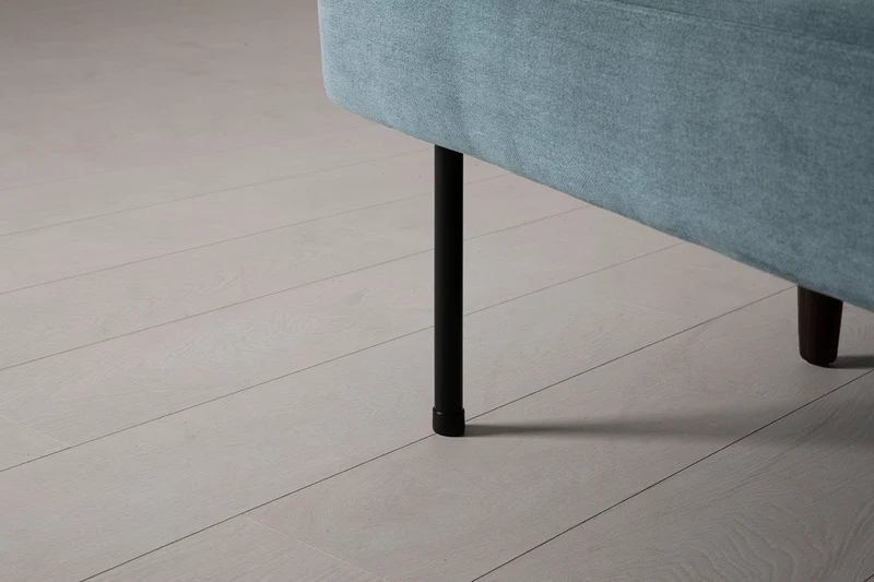 Model 04 Dreisitzer-Schlafsofa, Wasserblau