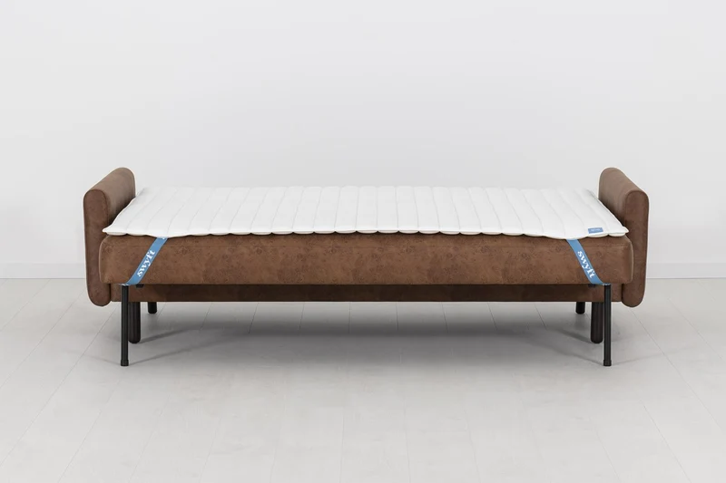 Model 04 Dreisitzer-Schlafsofa, Kastanienbraun