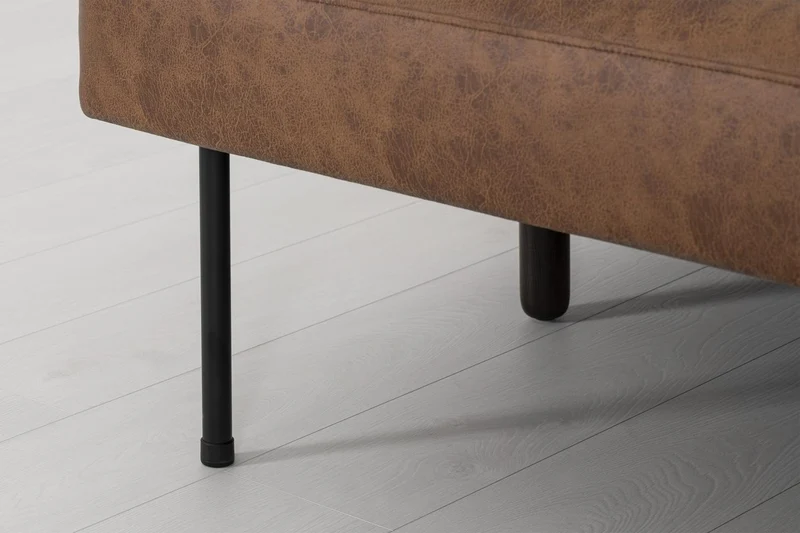 Model 04 Dreisitzer-Schlafsofa, Kastanienbraun