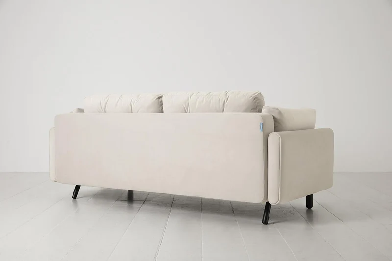 Model 04 Dreisitzer-Schlafsofa, Knochenweiß