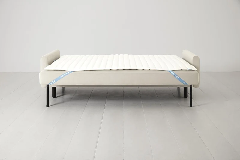 Model 04 Dreisitzer-Schlafsofa, Knochenweiß