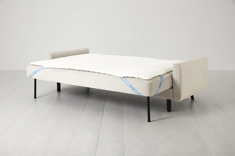 Model 04 Dreisitzer-Schlafsofa, Knochenweiß