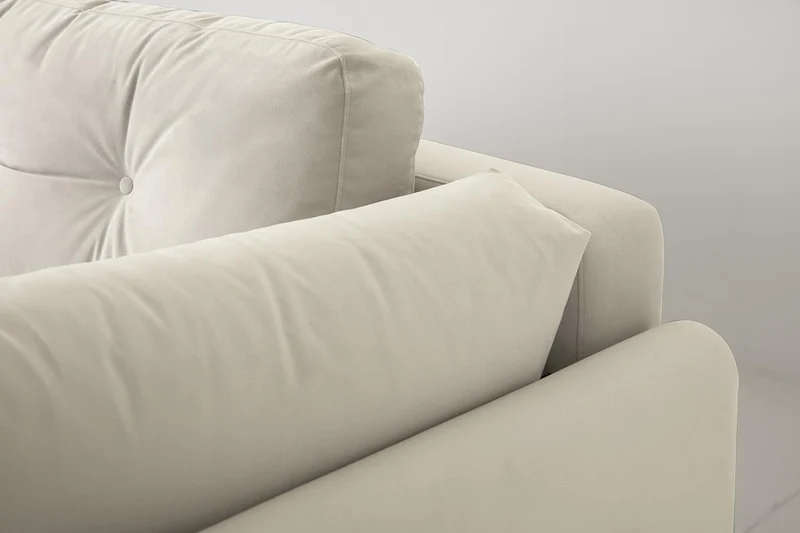 Model 04 Dreisitzer-Schlafsofa, Knochenweiß