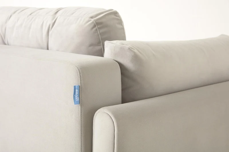 Model 04 Dreisitzer-Schlafsofa, Knochenweiß