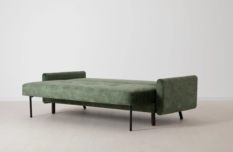 Model 04 Dreisitzer-Schlafsofa, Tannengrün