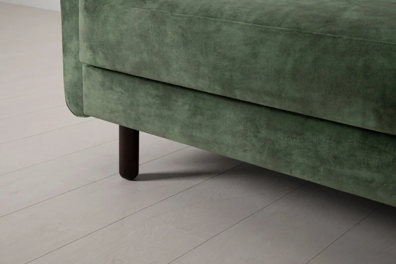 Model 04 Dreisitzer-Schlafsofa, Tannengrün