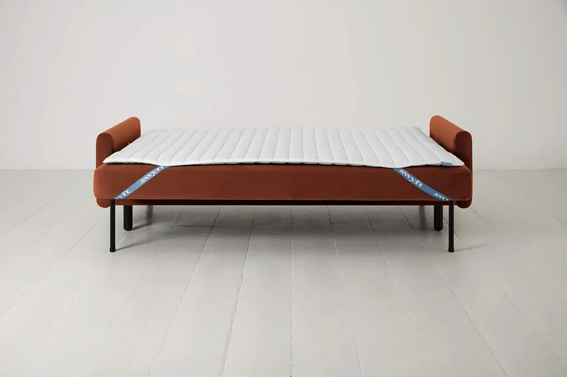 Model 04 Dreisitzer-Schlafsofa, Umbrabraun