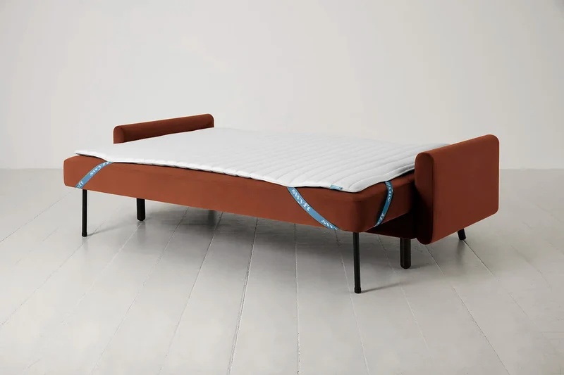 Model 04 Dreisitzer-Schlafsofa, Umbrabraun