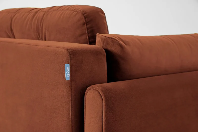 Model 04 Dreisitzer-Schlafsofa, Umbrabraun