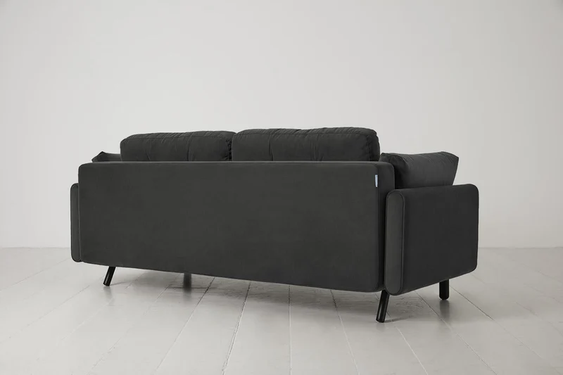 Model 04 Dreisitzer-Schlafsofa, Dunkelgrau