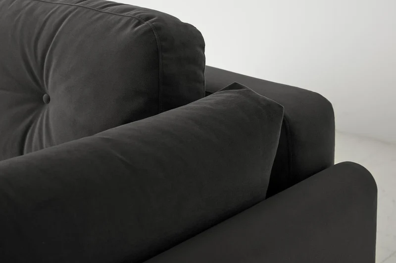 Model 04 Dreisitzer-Schlafsofa, Dunkelgrau