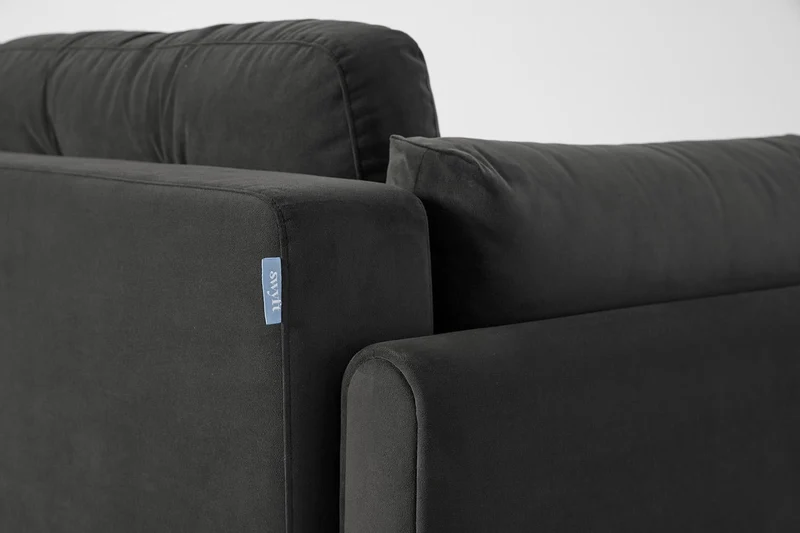 Model 04 Dreisitzer-Schlafsofa, Dunkelgrau