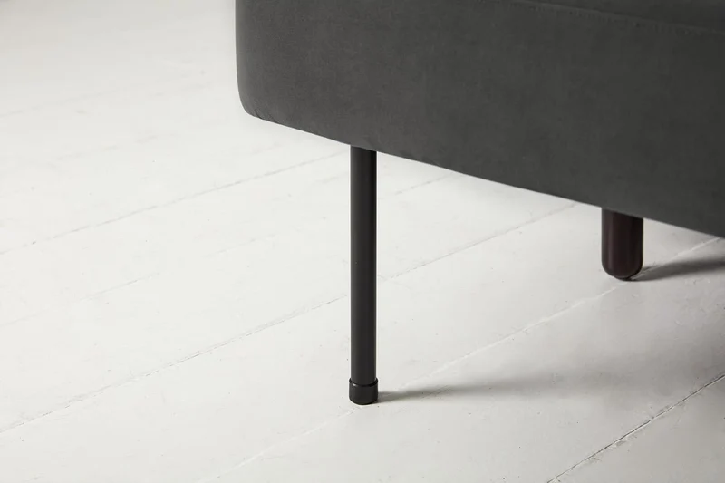 Model 04 Dreisitzer-Schlafsofa, Dunkelgrau