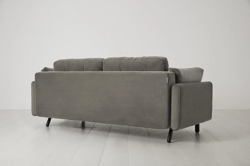 Model 04 Dreisitzer-Schlafsofa, Elefantengrau
