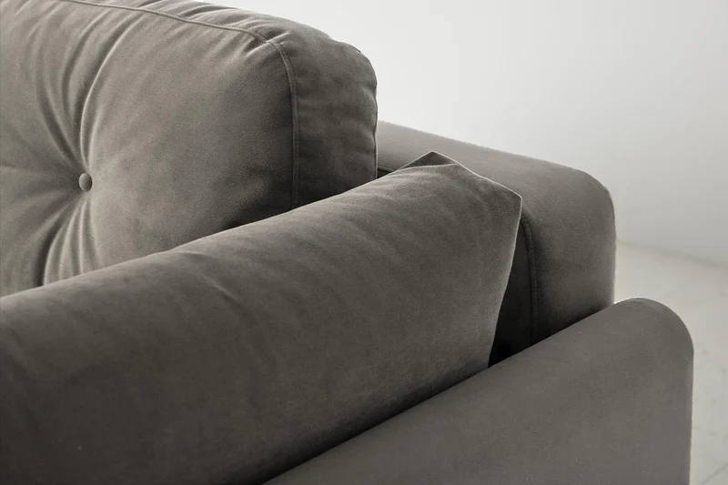 Model 04 Dreisitzer-Schlafsofa, Elefantengrau