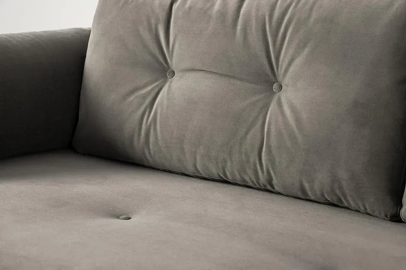 Model 04 Dreisitzer-Schlafsofa, Elefantengrau