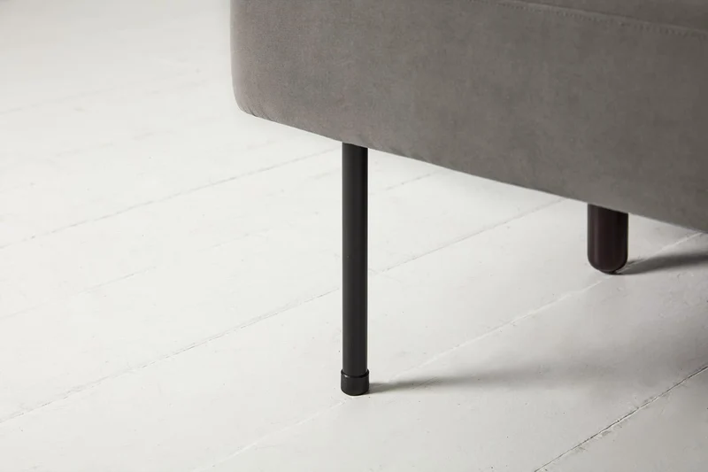Model 04 Dreisitzer-Schlafsofa, Elefantengrau