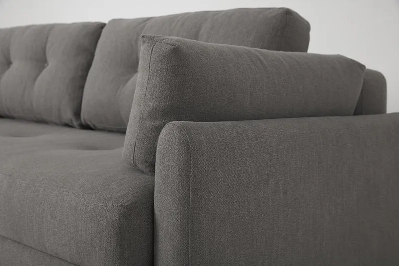 Model 04 Dreisitzer-Schlafsofa, Schattengrau