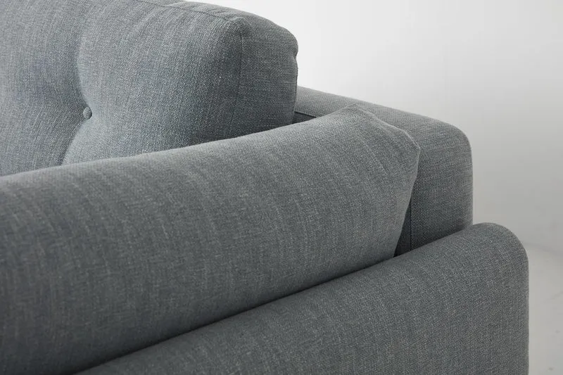 Model 04 Dreisitzer-Schlafsofa, Meerglasblau