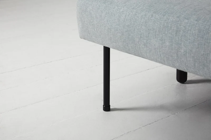Model 04 Dreisitzer-Schlafsofa, Meerglasblau