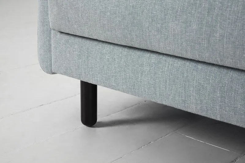 Model 04 Dreisitzer-Schlafsofa, Meerglasblau