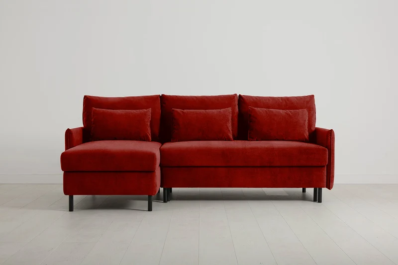 Model 12 Dreisitzer-Sofa mit Chaiselongue links