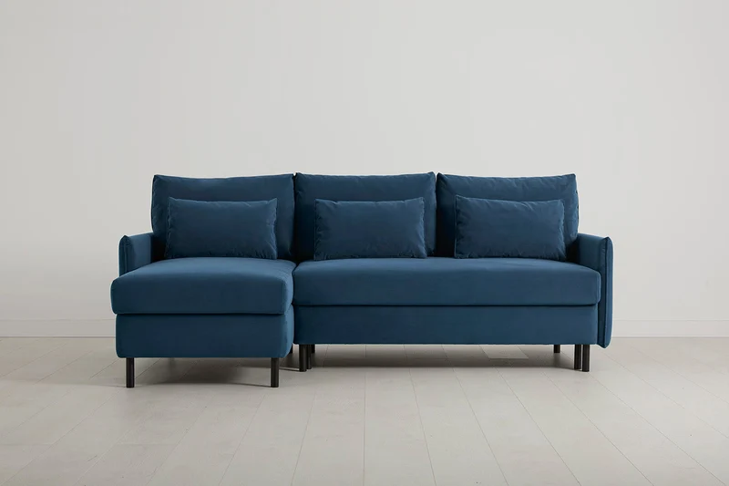 Model 12 Dreisitzer-Sofa mit Chaiselongue links
