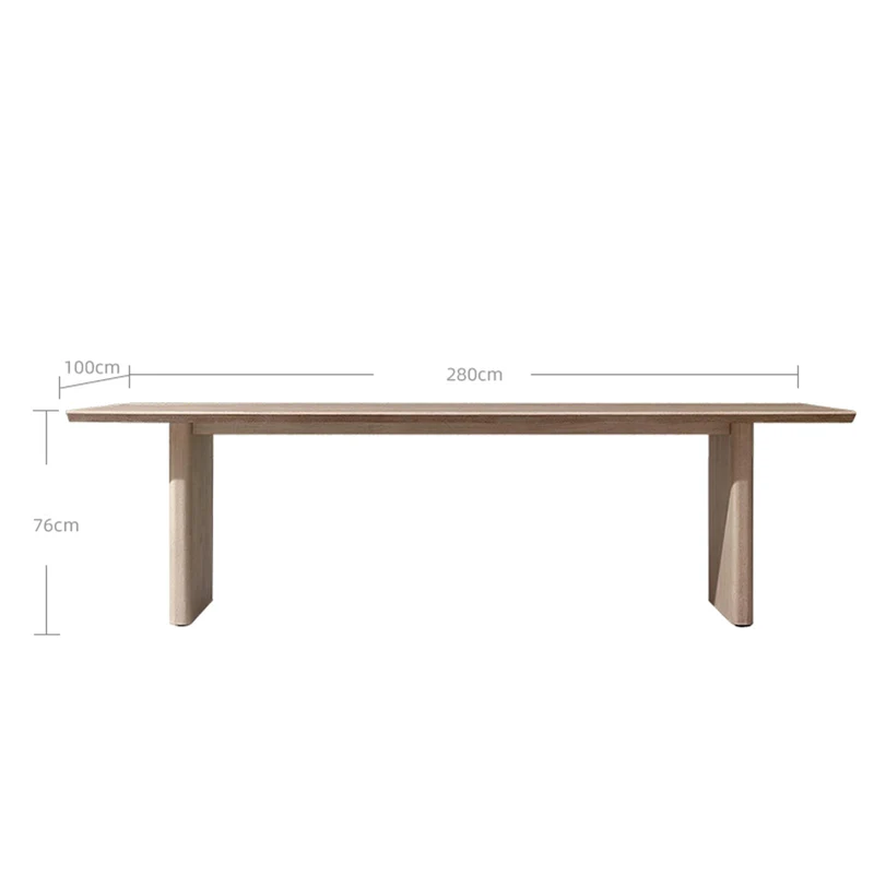 Bruce Paneled Teak Long Table