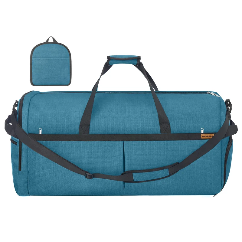 Faltbare Reisetasche aus Polyester mit Schuhfach und Nassfach