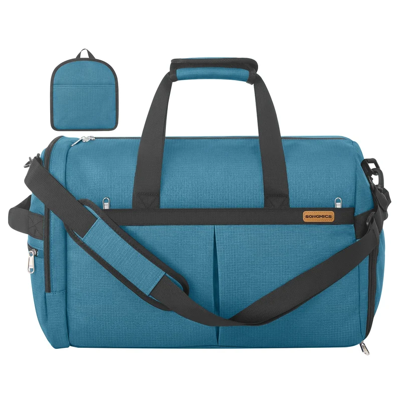 Faltbare Reisetasche aus Polyester mit Schuhfach und Nassfach