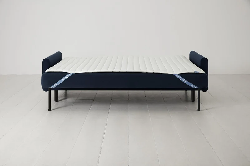 Model 04 Dreisitzer-Schlafsofa, Blaugrün