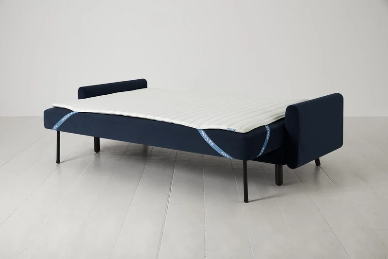 Model 04 Dreisitzer-Schlafsofa, Blaugrün