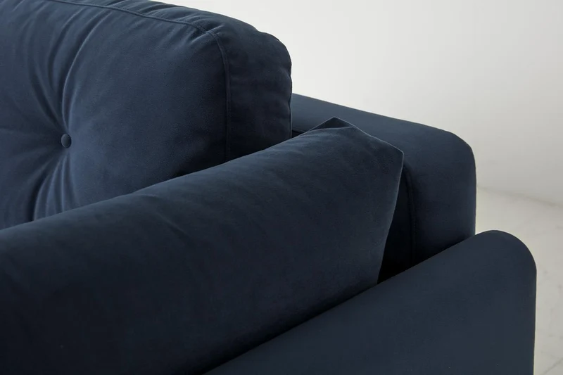 Model 04 Dreisitzer-Schlafsofa, Blaugrün