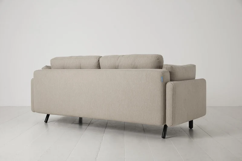 Model 04 Dreisitzer-Schlafsofa, Steingrau