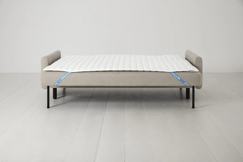 Model 04 Dreisitzer-Schlafsofa, Steingrau