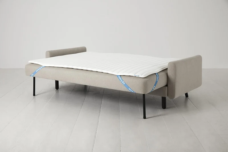 Model 04 Dreisitzer-Schlafsofa, Steingrau