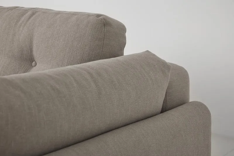 Model 04 Dreisitzer-Schlafsofa, Steingrau