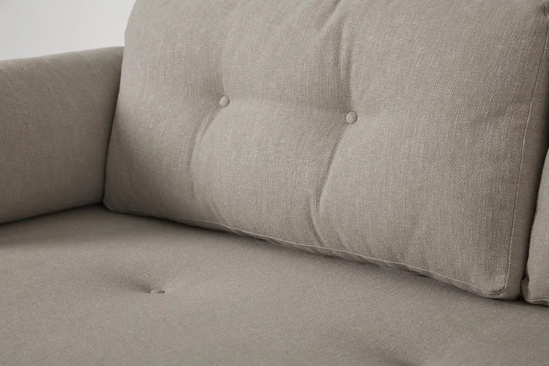Model 04 Dreisitzer-Schlafsofa, Steingrau