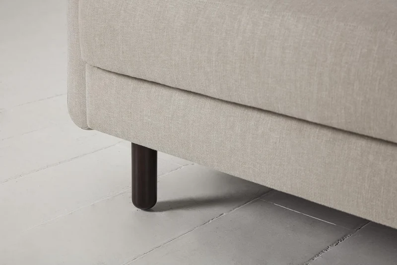 Model 04 Dreisitzer-Schlafsofa, Steingrau