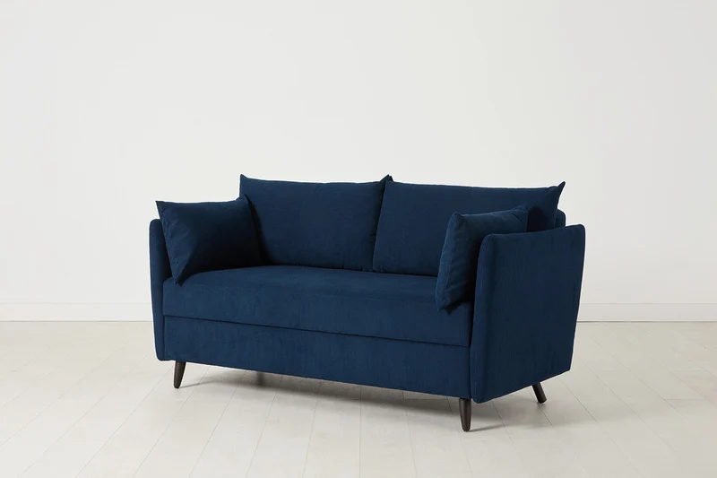 Model 08 Zweisitzer-Schlafsofa , Atlantikblau