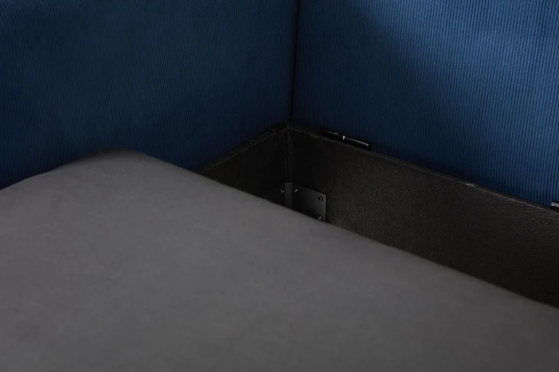 Model 08 Zweisitzer-Schlafsofa , Atlantikblau